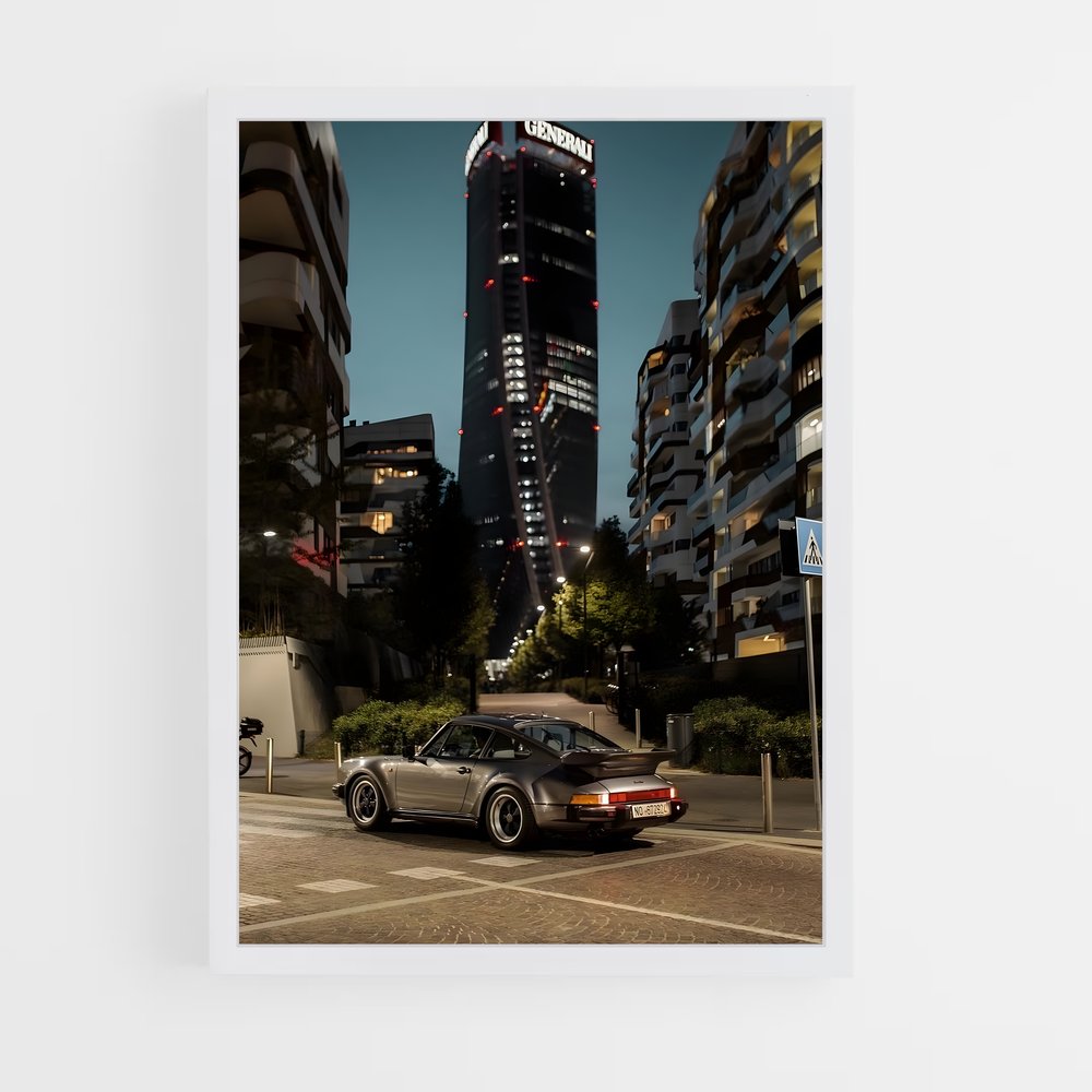 Poster Turbo Urban – affiche Porsche (vue 3)